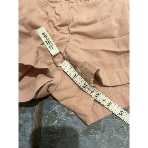 J Crew Chino Shorts Peach Pink Size 2 Flat Front Women's Casual Summer cool - Picture 6 of 8